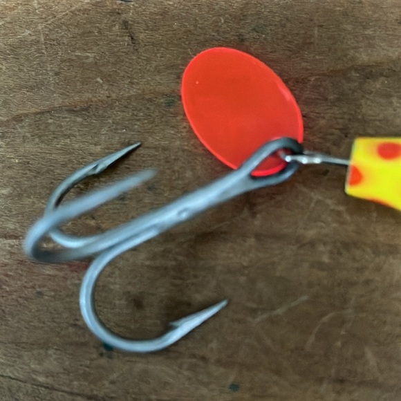 Vintage Jensen Davis BOLO 1/2 oz Fishing lure /  Hooks - Picture 2 of 7